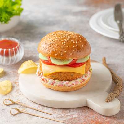 Veggies Loaded Burger